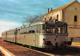 Estación De Tren Santa Cruz De La Zarza Schienenbus Bauart Uerdingen Krefeld (Scan R/V) N° 2 \MS9072 - Estaciones Con Trenes