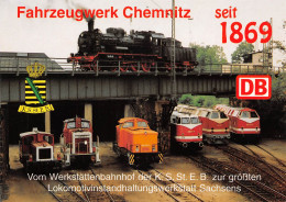 Locomotive Fahrzeugwerk Chemnitz Allemagne (Scan R/V) N° 20 \MS9071 - Treinen