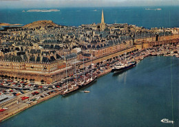 35 SAINT-MALO Vue Aérienne Du Port (Scan R/V) N° 34 \MS9085 - Saint Malo