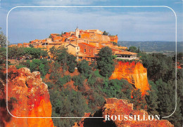 84 ROUSSILLON Vue Générale Et Ocres (Scan R/V) N° 58 \MS9081 - Gordes