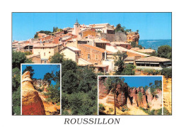 84 ROUSSILLON Vue Générale Et Les Falaises D'Ocres (Scan R/V) N° 59 \MS9081 - Gordes