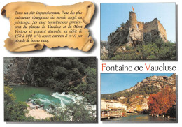 84 Fontaine-de-Vaucluse Multivue De La Ville (Scan R/V) N° 37 \MS9079 - L'Isle Sur Sorgue