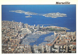 13 MARSEILLE Le Vieux Port Vue Aérienne Et Les îles (Scan R/V) N° 61 \MS9092 - Vecchio Porto (Vieux-Port), Saint Victor, Le Panier