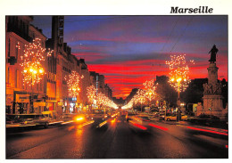 13 MARSEILLE La Canebière La Nuit (Scan R/V) N° 33 \MS9092 - Canebière, Centro