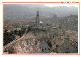 13 MARSEILLE La Basilique (Scan R/V) N° 12 \MS9092 - Notre-Dame De La Garde, Funicular Y Virgen