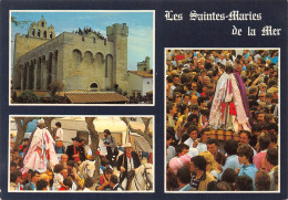 13 Les Saintes-Maries-de-la-Mer Multivue Fête Des Gitans (Scan R/V) N° 42 \MS9090 - Saintes Maries De La Mer