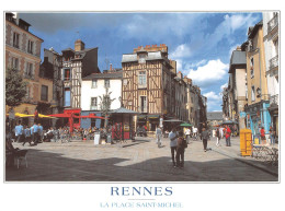 35 RENNES Bar Et Café Place St Michel (Scan R/V) N° 12 \MS9089 - Rennes