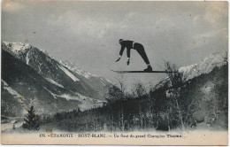 74 - CHAMONIX - Un Saut Du Grand Champion THAMS - J.O. 1924 - CPA Monnier 426 - Chamonix-Mont-Blanc