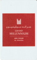 EMIRATI ARABI  KEY HOTEL  Grand Millennium Abu Dhabi Al Wahda - Hotelkarten