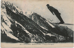 74 - CHAMONIX - Sauteur Norvégien - J.O. 1924 - CPA Monnier 429 - Chamonix-Mont-Blanc