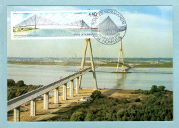 Carte Maximum 1995 - Pont De Normandie - YT 2923 - 76 Le Havre - 1990-1999