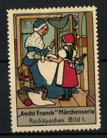 Reklamemarke Aecht Franck - Märchenserie: Rotköppchen, Bild 1  - Cinderellas