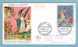 FDC France 1965 - Tapisserie De L'apocalypse  - YT 1458 - 49 Angers - 1960-1969