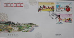 China Volksrepublik 4397-4399 Auf Brief Als FDC #BC442 - Other & Unclassified