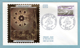 FDC France 1974 - Aéroport Charles De Gaulle - YT 1787 - Paris - 1970-1979