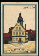 Notgeld Friedrichroda 1921, 50 Pfennig, 1. THüringer Landwirtschaft- Industrie- U. Gewerbe-Ausstellung, Rathaus  - [11] Local Banknote Issues