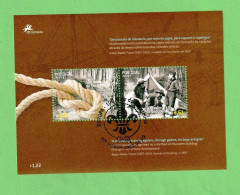 PTB1640- PORTUGAL (AÇORES) 2007 Nº 354 (selo 3545_ 46)- CTO (EUROPA CEPT) - Blocs-feuillets