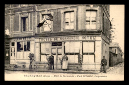 27 - BEUZEVILLE - HOTEL DE NORMANDIE, PAUL SELOSSE PROPRIETAIRE - Autres & Non Classés