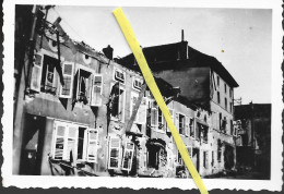 57 471 0524 WW2 WK2 MOSELLE MORHANGE RUE  DESTRUCTIONS COMBATS   1940 - Guerre, Militaire