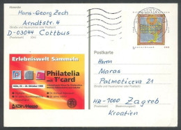 Germany 1999, Hildegard Von Bingen, Cologne Fair, Stationery Card - Andere & Zonder Classificatie