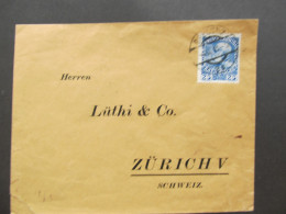 BRIEF Bregenz - Zürich 1911 /// D*59534 - Storia Postale