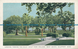 R036486 Looking Towards The Gulf. Gulf Park College. West Beach. Gulfport. Miss - Welt