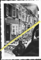 57 472 0524 WW2 WK2 MOSELLE MORHANGE RUE  DESTRUCTIONS COMBATS   1940 - Guerra, Militari