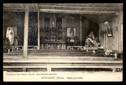 55 - AVOCOURT - EGLISE PROVISOIRE - EDITEUR PAUL TESTART - Other & Unclassified