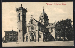 AK Weimar / Thür., Katholische Kirche  - Weimar