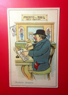 Moderno Strozzino, Modern Usurer- Small Size Post Card, Verso Divided, New,Ed, SEPM N°51- - Humor