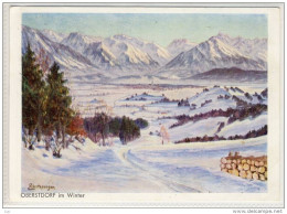OBERSTDORF Im Winter, Nach Orig. GEmälde Von Eckertsperge,  1949,  Gel. 1962 - Oberstdorf