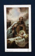 Santini, Holy Card- Buon Natale, Sacra Famiglia, Holy Family. Parrocchia S.M. Del Pozzo,Trani-Italy. Ed. FB N°1644. - Devotion Images