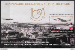 2023 SMOM Centenario Aeronautica Militare MS MNH - Sonstige & Ohne Zuordnung