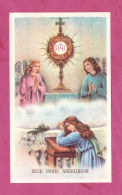 Santino, Holy Card- Ecce Panis Angelorum. Preghiera Efficacissima Rivelata Al Santissimo Sacramento-- - Devotion Images