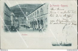 Bd119 Cartolina Dubrovnik Ragusa 1899 Croazia - Sonstige & Ohne Zuordnung