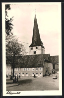 AK Schöppenstedt, Hausansicht Mit Kirchturm  - Sonstige & Ohne Zuordnung