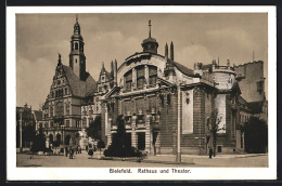 AK Bielefeld, Rathaus Und Theater  - Théâtre