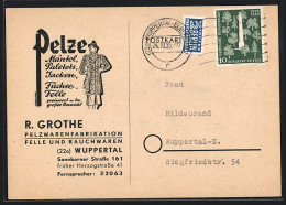 AK Wuppertal, Pelzwaren R. Grothe, Sonnborner Strasse 161  - Wuppertal