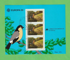 PTB1666- PORTUGAL (AÇORES) 1986 Nº 84 (selos 1757)- CTO (EUROPA CEPT) - Blokken & Velletjes