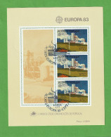 PTB1669- PORTUGAL (AÇORES) 1983 Nº 56 (selos 1615)- CTO (EUROPA CEPT) - Blocks & Kleinbögen