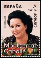 ESPAGNE SPANIEN SPAIN ESPAÑA 2019 SOPRANO LYRIC SINGER: MONTSERRAT CABALLÉ MNH ED 5320 MI 5356 YT 5061 SC 4362 - Musique