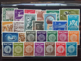 ISRAELE - Lotticino Periodo 1949/55 - Nuovi */** + Spese Postali - Nuevos (sin Tab)