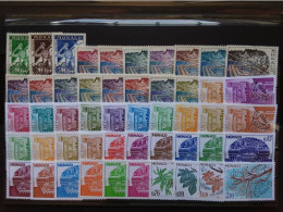 MONACO - Francobolli Per Stampati (preannullati) Anni '60/'80 - Nn. 20/69 Nuovi ** + Spese Postali - Unused Stamps