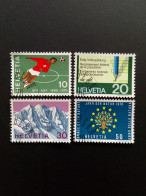 SCHWEIZ MI-NR. 929-932 GESTEMPELT(USED) JAHRESEREIGNISSE 1970 FUSSBALL PIZ PALÜ - Used Stamps