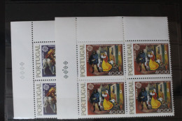 Portugal 1441y-1442y Postfrisch Als Eckrandviererblock #WH009 - Autres & Non Classés