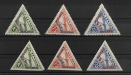 Lettland, 1931, 190-92 A/B, Postfrisch - Latvia