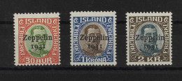 Island, 1931, 147-49, Postfrisch - Sonstige & Ohne Zuordnung