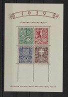 Estland, 1939, Bl. 3, Postfrisch - Estonie