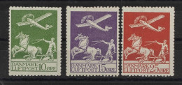 Dänemark, 1925, 143-45, Ungebraucht - Altri & Non Classificati