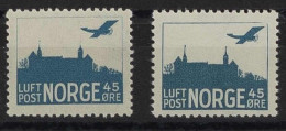 Norwegen, 1927, 136 I, II, Postfrisch - Andere & Zonder Classificatie